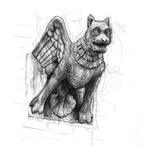 Gargoyle 1 QUB Giclée Print
